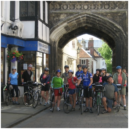 Teen Treks European Grand Tour visits Salisbury England during the bicycle tour