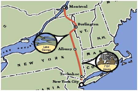 Teen Treks New York City to Montreal trek bicycles through the Hudson Valley and along Lake Champlain