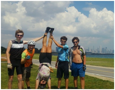 Teen Treks Across America bicycling into Chicago