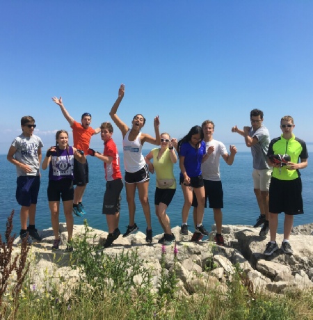 Teen Treks Lake Ontario bicycles to the lakeshore in Niagara Region Ontario